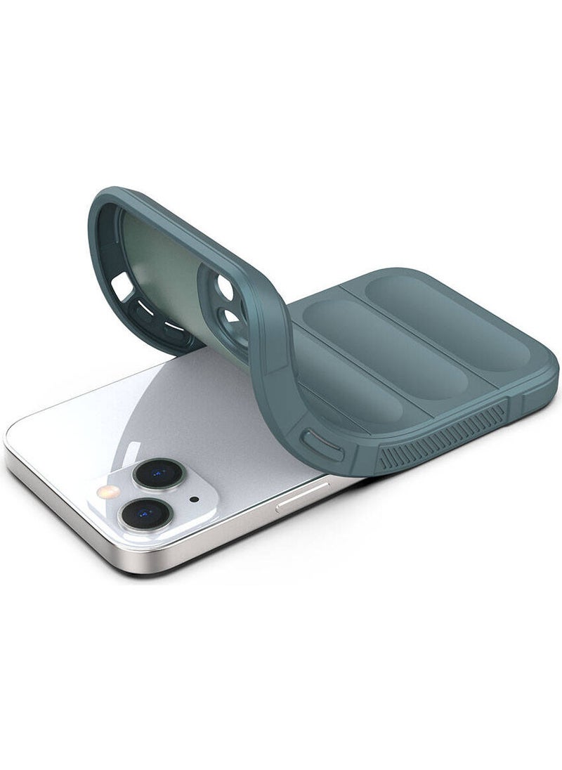 Coolacs - Apple iPhone 13 Compatible Case Flexible TPU Hollow Back Surface Design Silicone Cover - Image 1