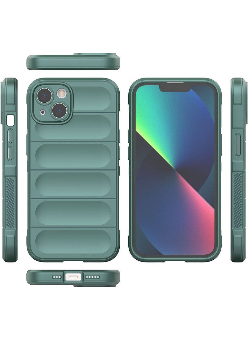 Coolacs - Apple iPhone 13 Compatible Case Flexible TPU Hollow Back Surface Design Silicone Cover - Image 1