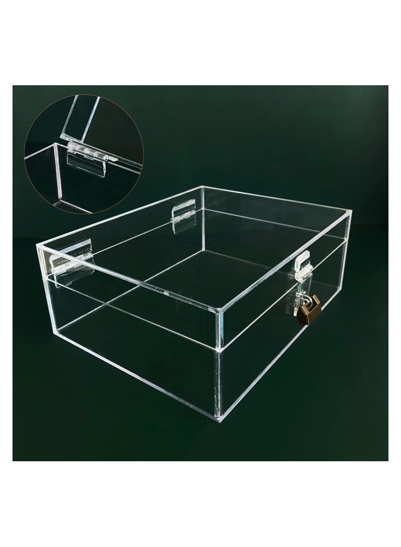 SYOSI 24PCS Acrylic Hinge, Transparent Plastic Hinges Continuous Piano Hinge Self-Adhesive Folding Hinge Furniture DIY Tool Acrylic Hardware for DIY Transparent Box, Display Stand(30x35 mm)  - Image 4