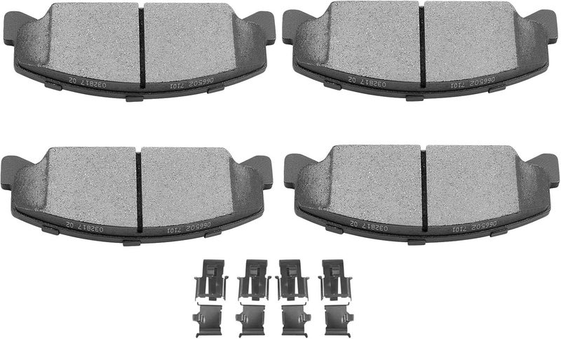 SCITOO D273-7178 Front Brake Pads for Honda Accord, Civic, Civic del Sol, CRX - Image 1