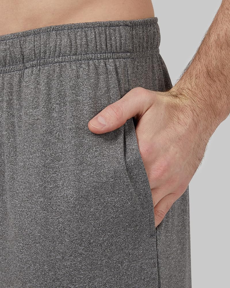 32 Degrees 32º DEGREES Men's Cool Classic Sleep Pant | Anti-Odor | 4-Way Stretch | Moisture Wicking, Heather Grey, Large - Image 2