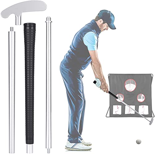 LEAGY 4-Sections Portable Best Golf Two-Way Putter Left and Right Hand, 2 Golf Balls Isolated On White Background, 1Pack Golf Bag - Image 5