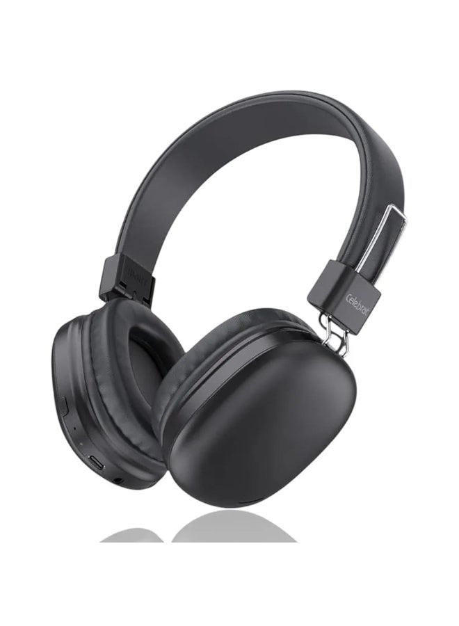 Celebrat A42 Headphones Wireless Bluetooth, Comfortable Surround Sound Bluetooth V5.4 Headset Eerphone with External Microphone & Support SD Card Hands-Free Call Voice Aware, Multi-Point Connection - Image 4