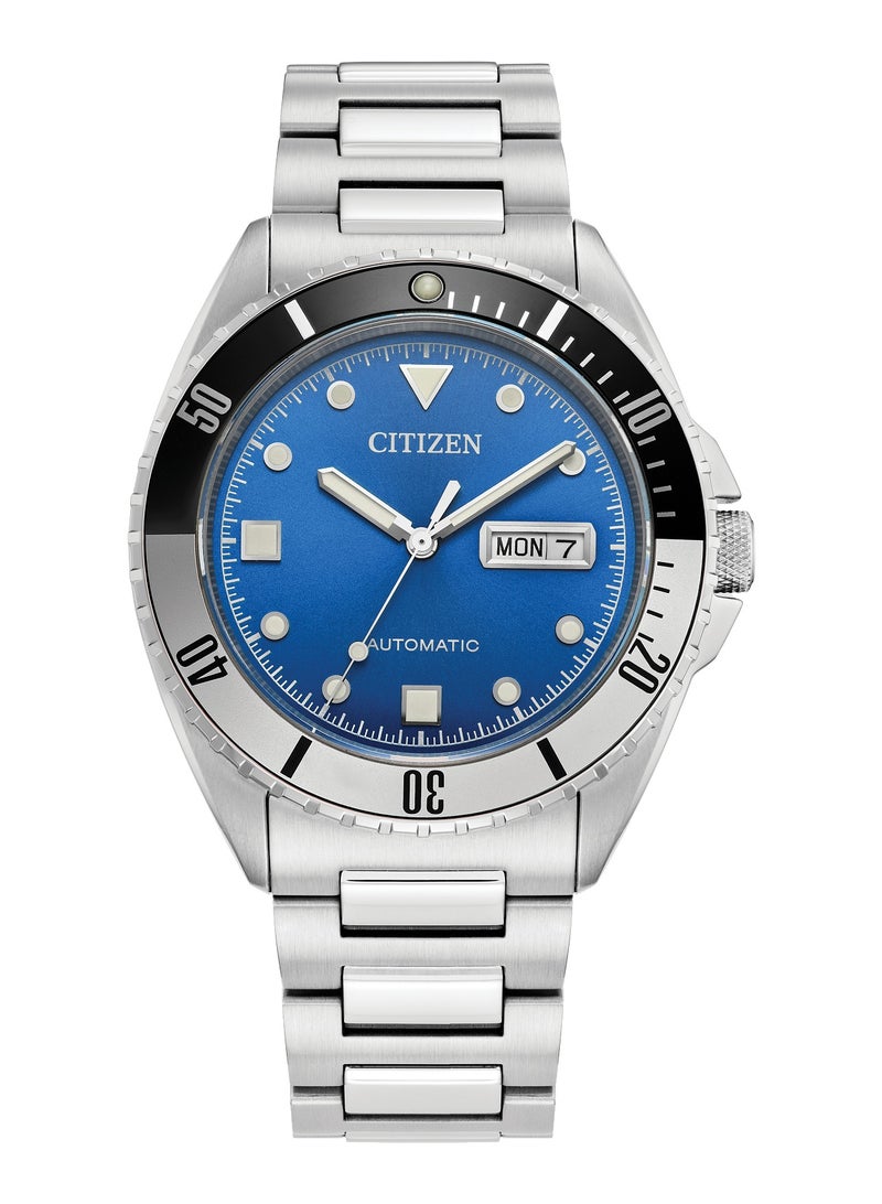 CITIZEN Sports Automatic Blue Dial Stainless Steel Men's Watch NH7530-52M - Image 1