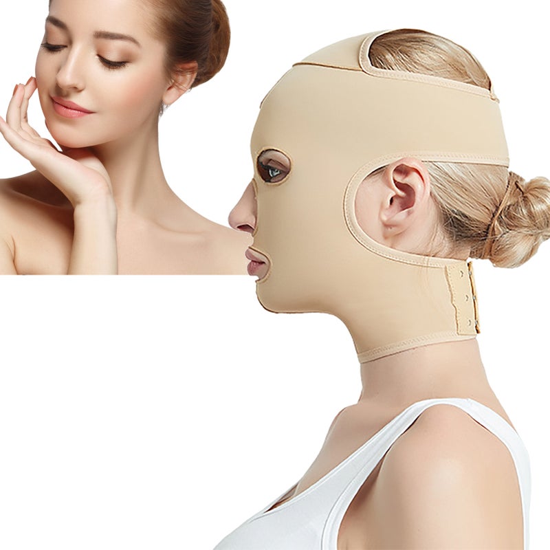 Full Face Lift Strap V Line Cheek Chin Slimming Belt Strap Facial Massage Shaper Reusable Breathable Lifting Bandage XL - Image 5