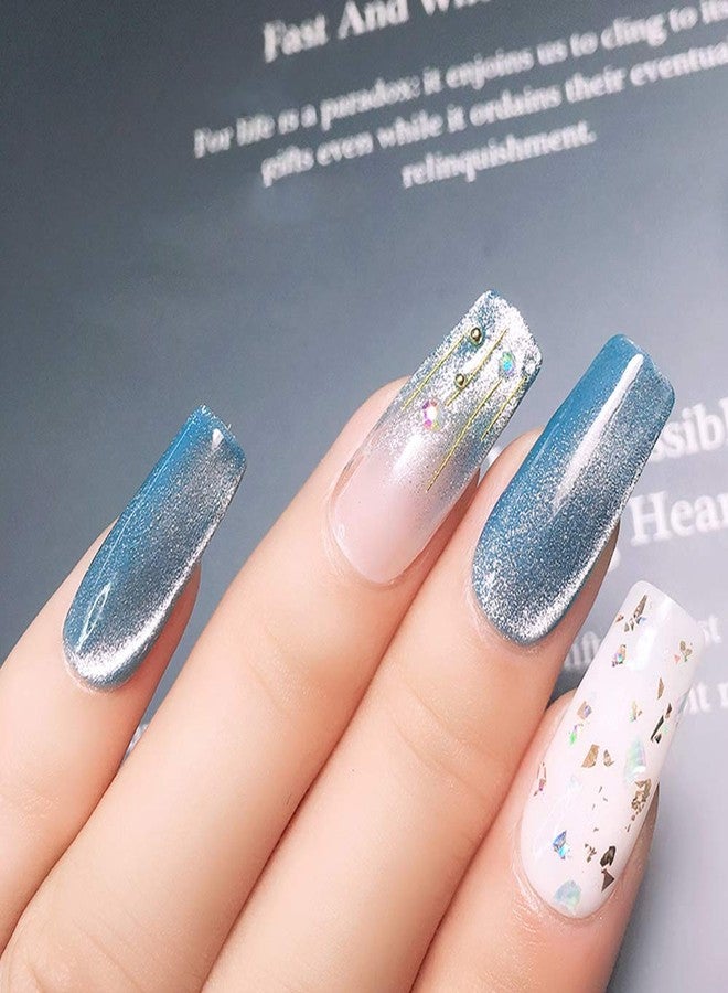 MAJOR DIJIT Cat Eye Gel Nail Polish Soak Off 9D Wide Magnetic Gel Polish Bright Silver Enamel Lacquer Glitter Nail Art Varnish - Image 5