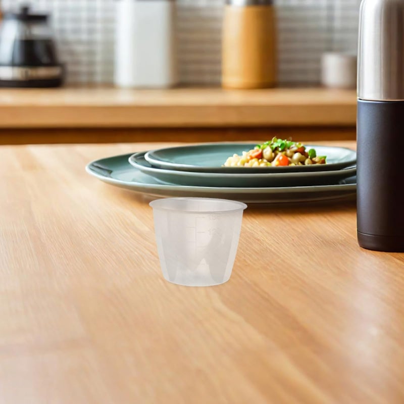 Rice Measuring Cups Set 6PCS 160ml Plastic For Dry And Liquid Ingredients - Image 5