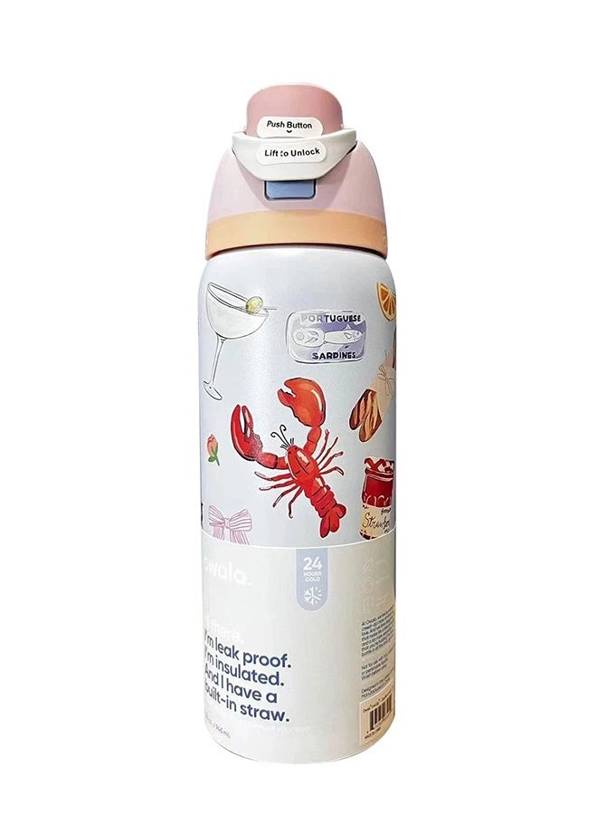 Owala FreeSip Insulated Stainless Steel Water Bottle with Straw for Sports, Travel, and School BPA-Free Sports Water Bottle - Image 2