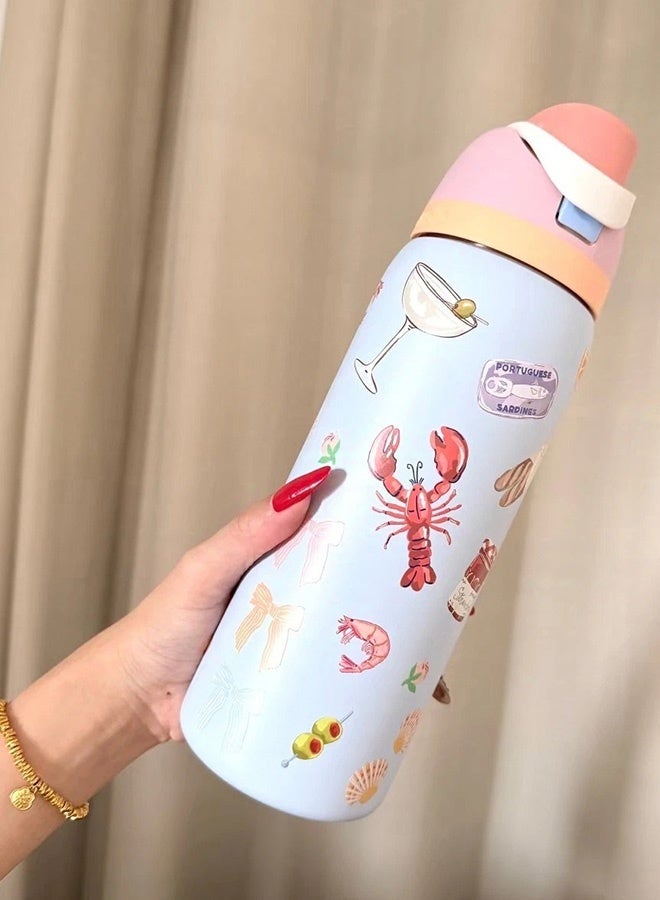 Owala FreeSip Insulated Stainless Steel Water Bottle with Straw for Sports, Travel, and School BPA-Free Sports Water Bottle - Image 4