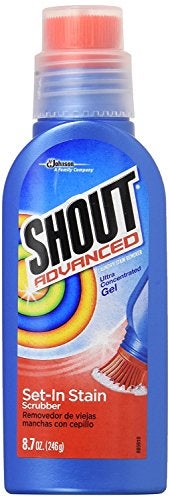 Shout Advanced Ultra Concentrated Stain Removing Gel 87 Oz Pack of 4