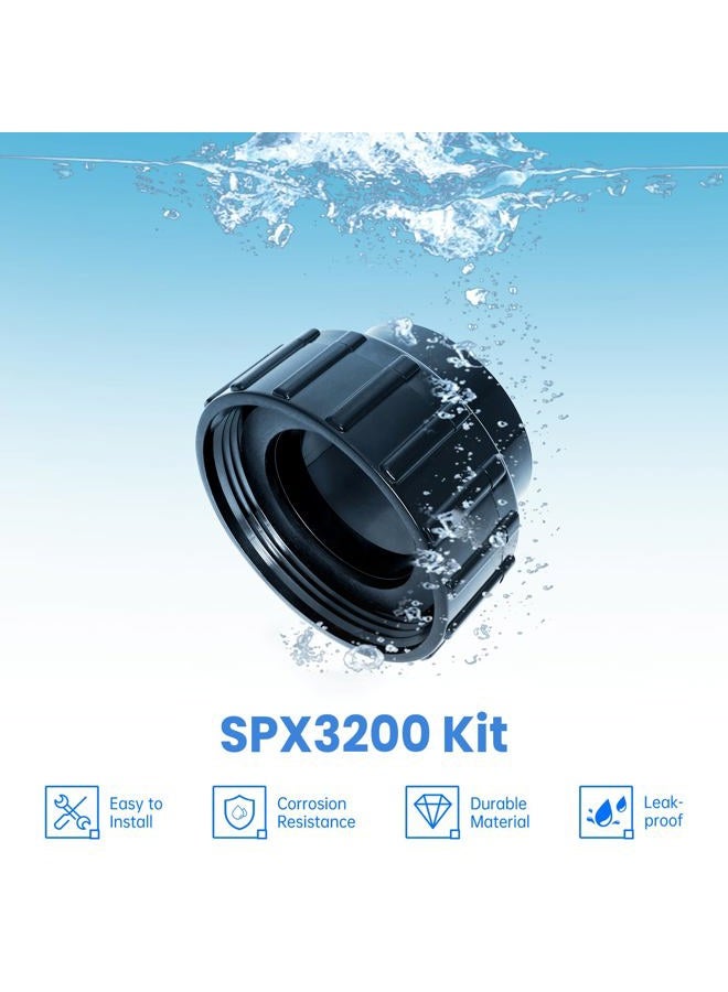 AOIT Replacement SPX3200UNKIT Union Connector Kit Compatible with Hayward Universal H-Series Pool Heater - Parts Compatible with EcoStar, Tristar, Northstar Pool Pumps, SwimClear Pool Filter, 2 Pack - Image 2
