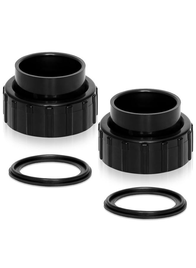 AOIT Replacement SPX3200UNKIT Union Connector Kit Compatible with Hayward Universal H-Series Pool Heater - Parts Compatible with EcoStar, Tristar, Northstar Pool Pumps, SwimClear Pool Filter, 2 Pack - Image 1