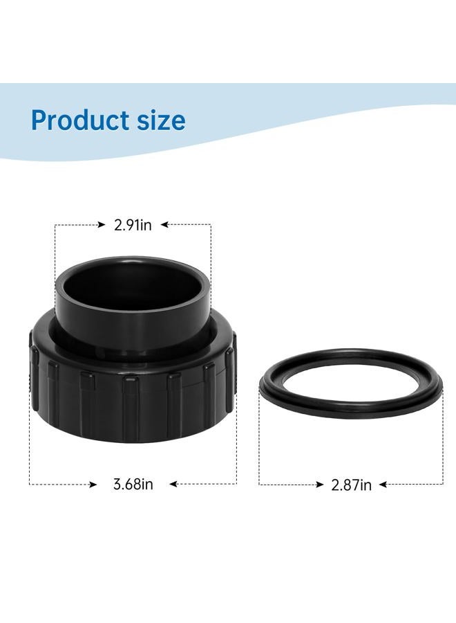 AOIT Replacement SPX3200UNKIT Union Connector Kit Compatible with Hayward Universal H-Series Pool Heater - Parts Compatible with EcoStar, Tristar, Northstar Pool Pumps, SwimClear Pool Filter, 2 Pack - Image 5
