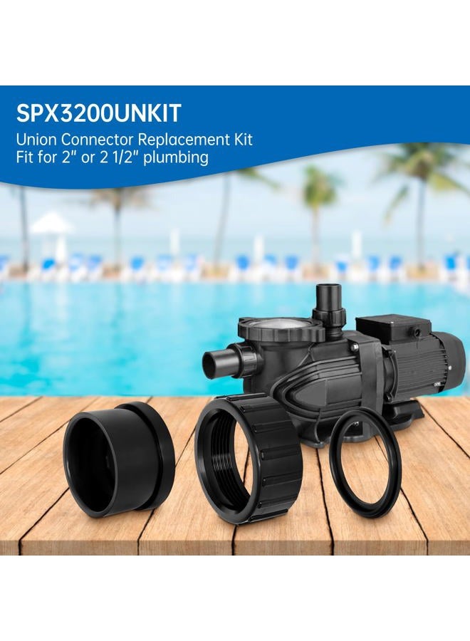 AOIT Replacement SPX3200UNKIT Union Connector Kit Compatible with Hayward Universal H-Series Pool Heater - Parts Compatible with EcoStar, Tristar, Northstar Pool Pumps, SwimClear Pool Filter, 2 Pack - Image 3