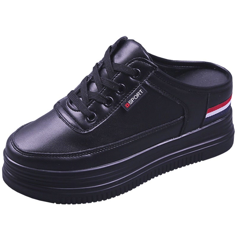 Women'S Platform Platform Shoes Style Mesh Breathable Casual Women'S Work Slippers Inner White Shoes For Women - Image 1