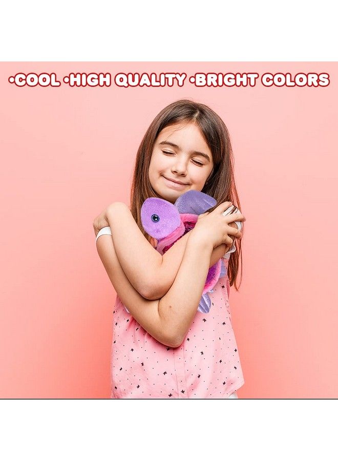 ArtCreativity Flip Sequin Sea Turtle Plush Toy 1Pc Soft Stuffed Sea Turtle With Color Changing Sequins Cute Home And Nursery Animal Decorations Calming Fidget Toy For Girls And Boys 10.5 Inches - Image 5