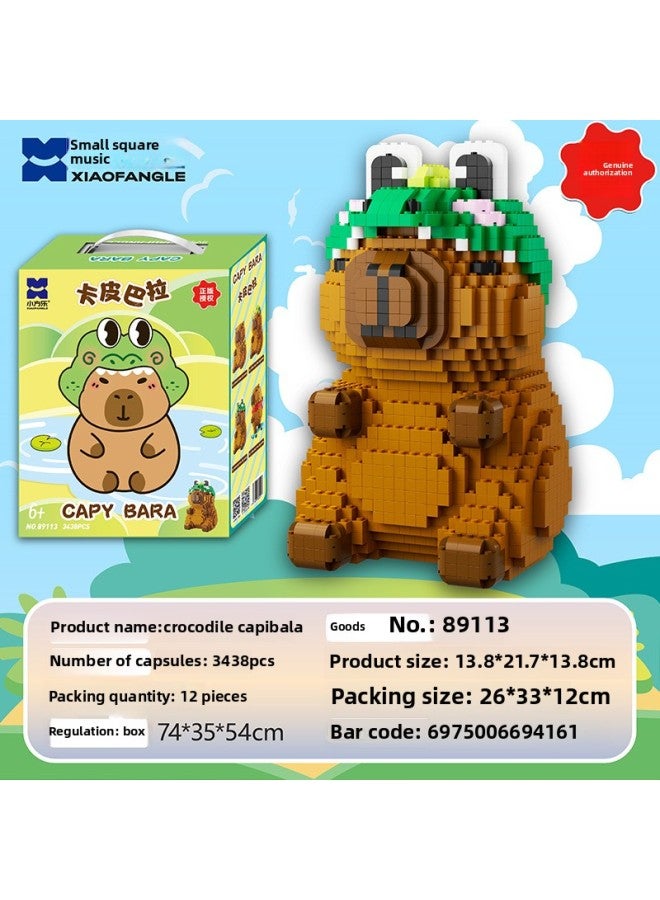 Xiao Fang Le Creative Lion And Tiger Building Blocks Ornaments Alalei Ornaments Boys Children's Toys Internet Celebrity Hair-Color:88033 Yugui Dog - Image 2
