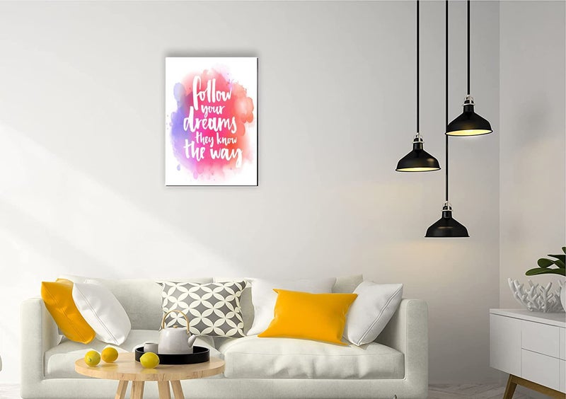 5 Ace follow your dreams they Wall Sticker Poster|size:12x18|multicolor - Image 2