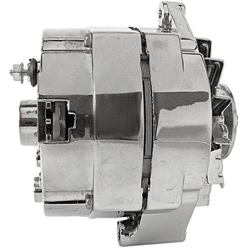 Db Electrical Adr0336C Alternator Chrome Compatible WithReplacement For Chevrolet General Motors 110 Amp 3Wire Setup 65 6785 Low CutIn For Higher Charge Rate - Image 3