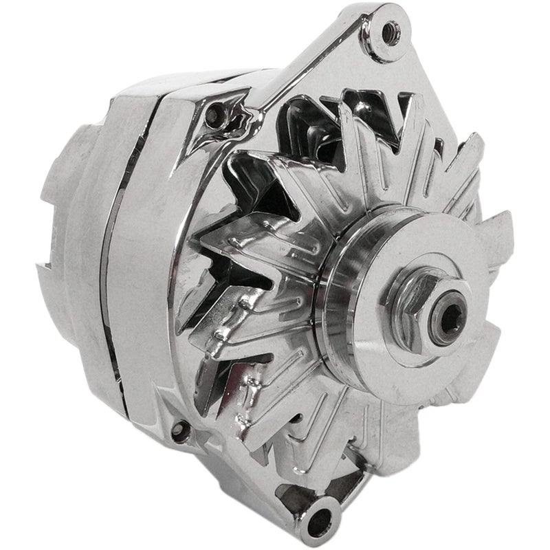Db Electrical Adr0336C Alternator Chrome Compatible WithReplacement For Chevrolet General Motors 110 Amp 3Wire Setup 65 6785 Low CutIn For Higher Charge Rate - Image 2