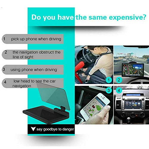 MACHSWON ماكشوان 6" شاشة عرض رأسية عالمية للسيارة مع جهاز عرض ملاحة الهاتف وحامل GPS - Image 4