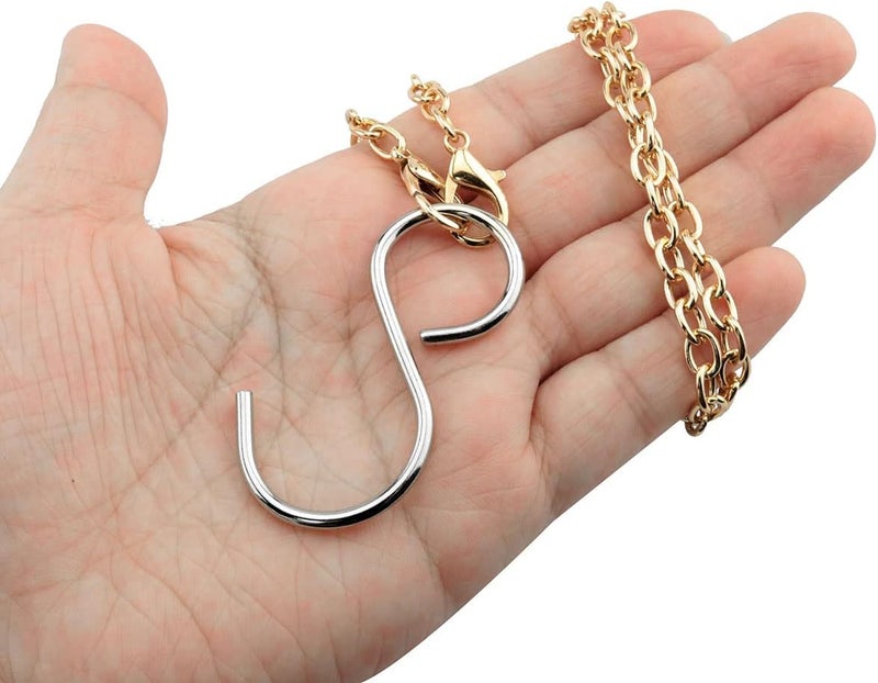 klarako Dress Zipper Helper klarako 2pcs Zipper Puller Zipping Up Down Dress by Yourself, Light Gold and Silver 47.2 Inches Zip Aid Tool Zipper Pull Assistant - Image 3