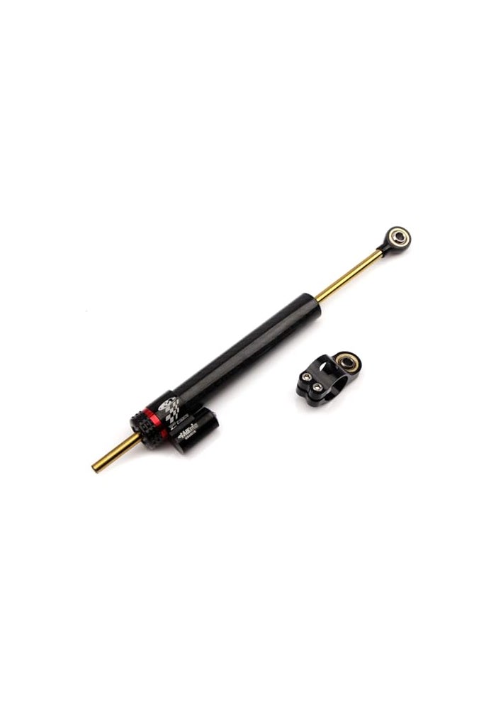 NORXI Universal Motorcycle Steering Damper Adjustable Steering Damper Stabilizer Linear Reversed Safety Control Aluminum Carbon Fiber 135 - Image 1
