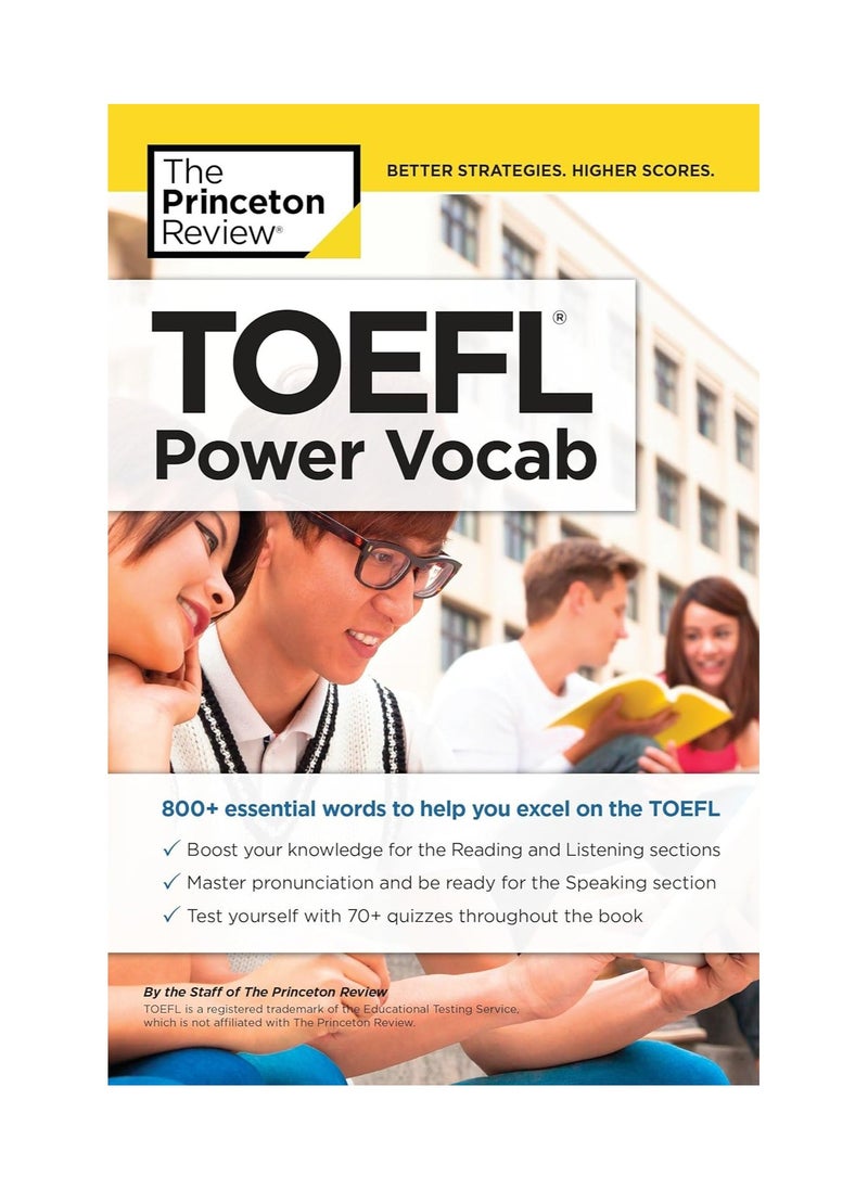 TOEFL Power Vocab 800 كلمة أساسية لمساعدتك على التفوق في التحضير لاختبار TOEFL College 