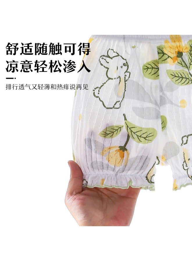 Doxiluka lace Shorts For Kids, Summer Thin Baby Bloomer Pants, Breathable Unisex Infant Underwear - Image 3