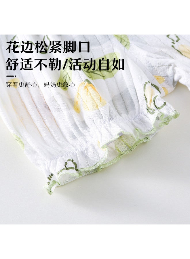 Doxiluka lace Shorts For Kids, Summer Thin Baby Bloomer Pants, Breathable Unisex Infant Underwear - Image 5