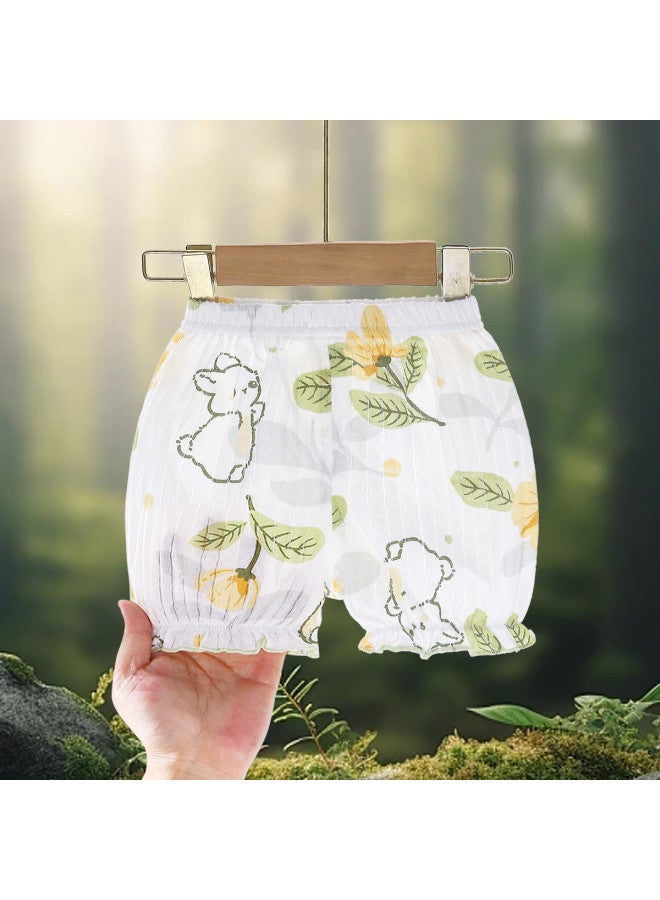 Doxiluka lace Shorts For Kids, Summer Thin Baby Bloomer Pants, Breathable Unisex Infant Underwear - Image 2