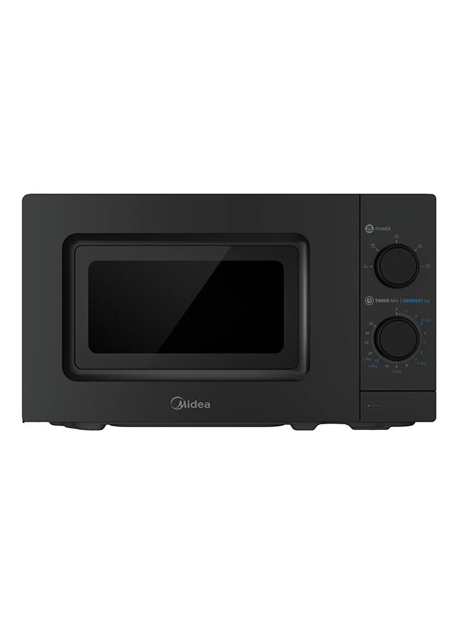 Midea Solo Microwave Oven with 5 Power Levels,Child-Safety-Lock, Defrost Function, 35 Minutes Timer, Fast Reheat, Push Button Door Opening, Good for Home & Office 20 L 700 W MMC21BK Black - Image 1