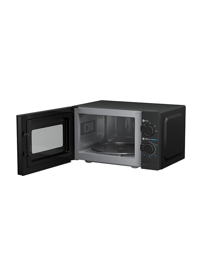 Midea Solo Microwave Oven with 5 Power Levels,Child-Safety-Lock, Defrost Function, 35 Minutes Timer, Fast Reheat, Push Button Door Opening, Good for Home & Office 20 L 700 W MMC21BK Black - Image 5