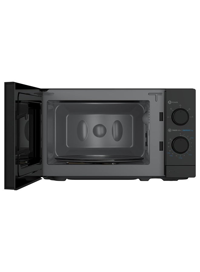 Midea Solo Microwave Oven with 5 Power Levels,Child-Safety-Lock, Defrost Function, 35 Minutes Timer, Fast Reheat, Push Button Door Opening, Good for Home & Office 20 L 700 W MMC21BK Black - Image 2