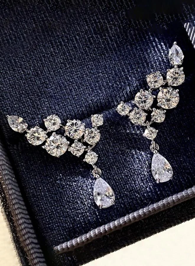 تايك تو Embellished Wing Teardrop Earrings