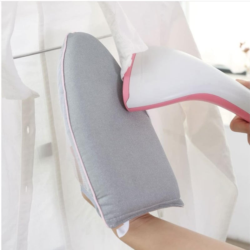 Mezco Mezco Sleeve Portable Ironing Handheld Waterproof Heat Resistant Gloves Complete Care Protective Anti Steam Mitt with Finger Loop for Collars Pockets Grey Pack of 1 - Image 1