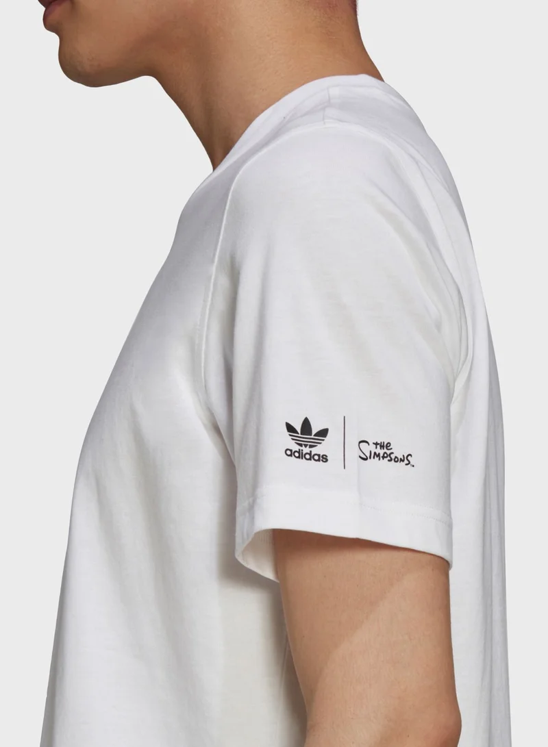 adidas Originals Simpsons Krusty Burger T-Shirt