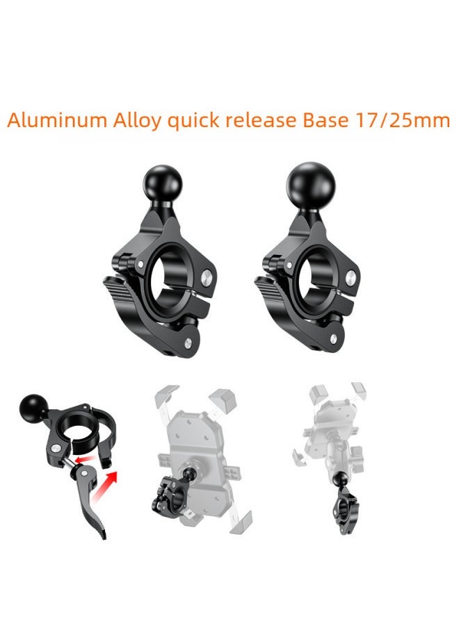 Generic Sports Camera Adapter Ball Head 25mm Mobile Phone Bracket Pipe Clamp Fixed Base One Inch Double Ball Head Bar Accessories-Color:R8A Short Expansion Ball Joint M10  - Image 5