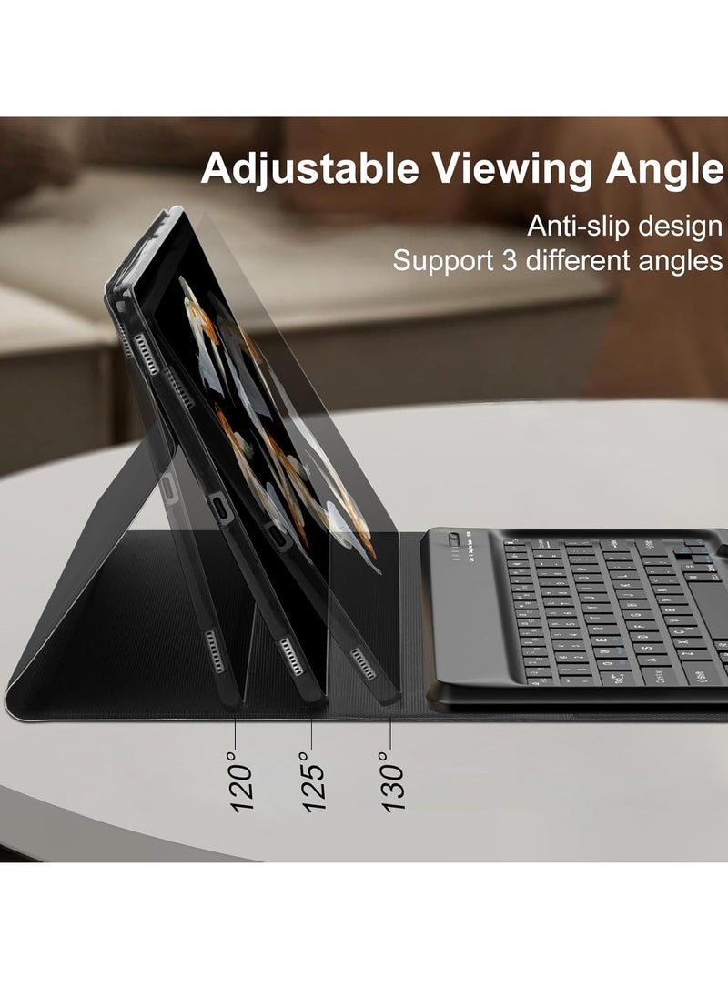 ELTRAZONE 2022 Samsung Galaxy Tab S9 Ultra & S8 Ultra 14.6-inch Keyboard Protective Case – Slim Smart Cover with Multi-Use Bluetooth Keyboard & S Pen Holder for Galaxy Tab S9 Ultra (Black) - Image 3