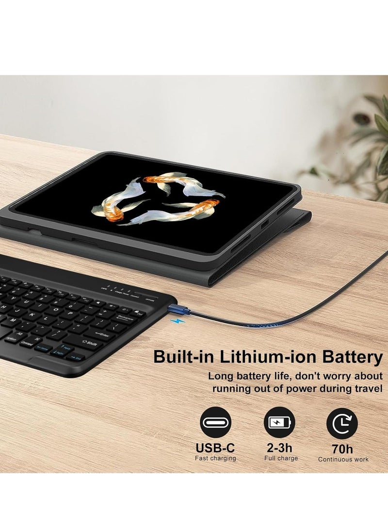 ELTRAZONE 2022 Samsung Galaxy Tab S9 Ultra & S8 Ultra 14.6-inch Keyboard Protective Case – Slim Smart Cover with Multi-Use Bluetooth Keyboard & S Pen Holder for Galaxy Tab S9 Ultra (Black) - Image 5