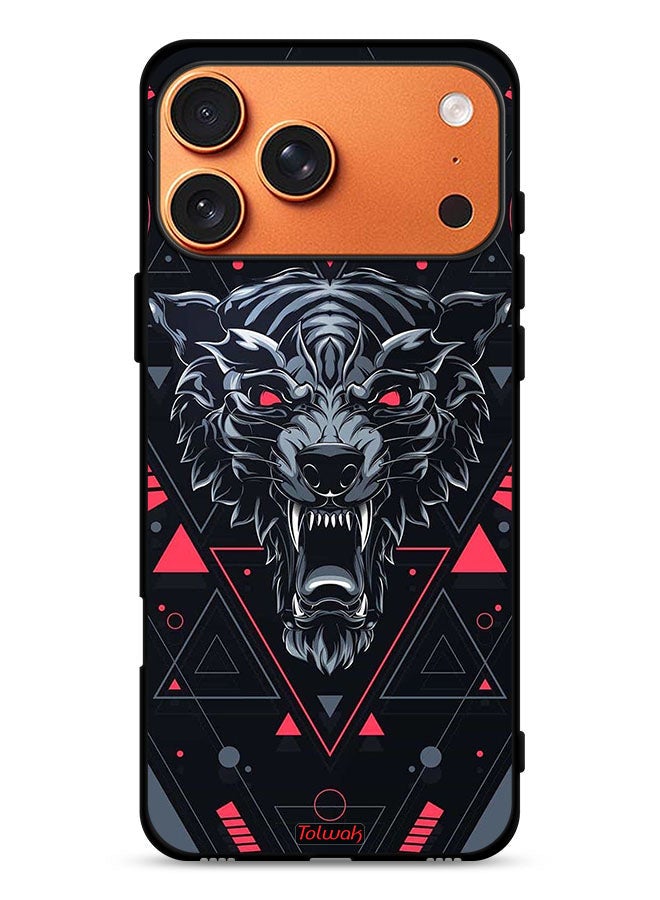 Tolwak Apple iPhone 17 Pro Max Protective Case Cover Scrolling Wolf - Image 1