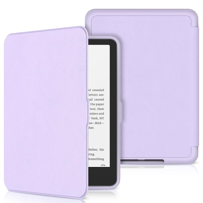 Sanyetral Premium PU Protective Case with Auto Wake/Sleep Function, Incompatible with Remarkable Nokia TCL -Purple - Image 1