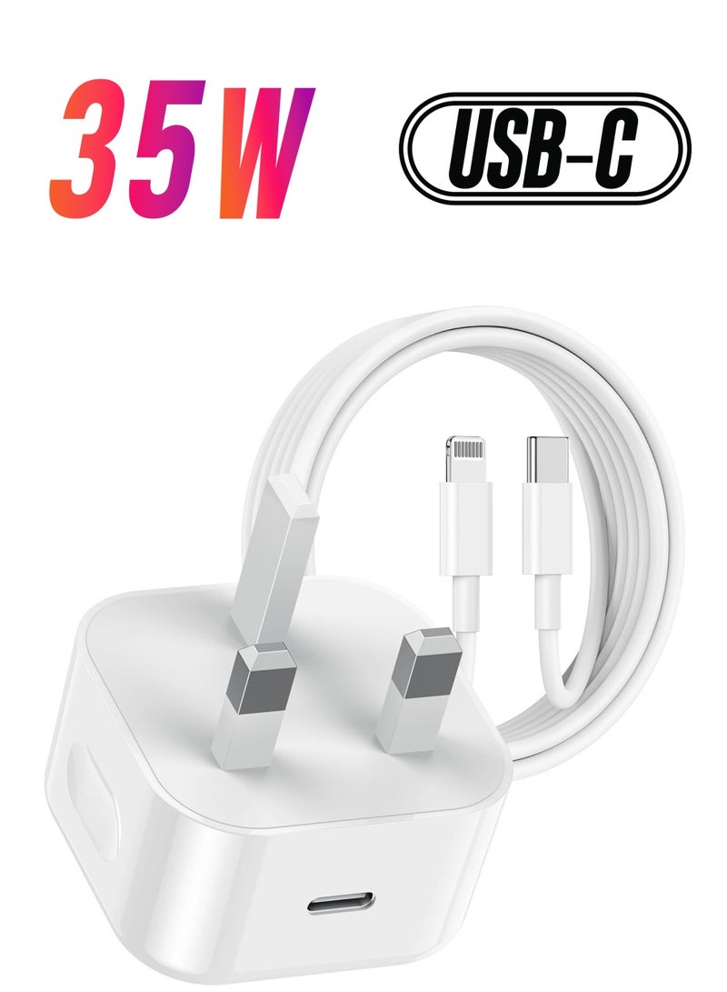 ELTRAZONE "35W USB Type-C Dual Port Fast Charging Power Adapter – Travel Adapter with Safety Protection" - Image 1