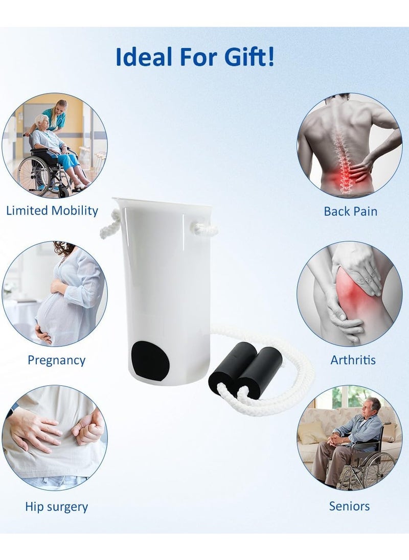 Ru syanl - Sock Aids Kit for Putting On Socks No Bending Long Rope with Flexible Sock Aid Device Sock Helpers for Seniors Compression Sock Assistant with Removing Socks Shoe Horn - Image 1