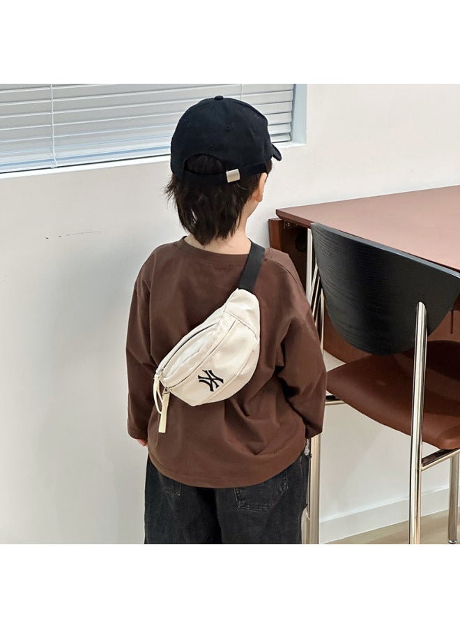 Fashion Children's Crossbody Bag Casual Mini Chest Bag 2024 Boys Handsome Small Satchel Coin Purse Waist Bag-Color:Orange  - Image 4