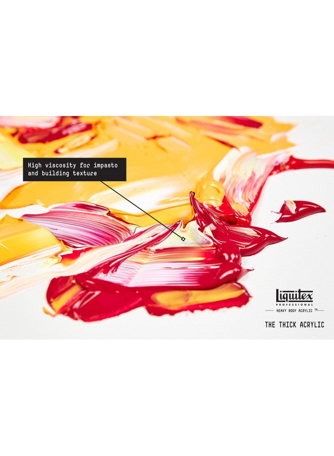 Liquitex Professional Heavy Body Acrylic Paint, 2-oz (59ml) Tube, Unbleached Titanium - Image 4
