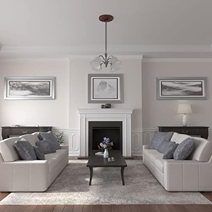 CM17SOBMF SOUTHAMPTON CEILING MEDALLION, 16 3/8"OD X 1 3/4"P (FITS CANOPIES UP TO 2 3/4"), HAND-PAINTED BRUSHED MAHOGANY - Image 3