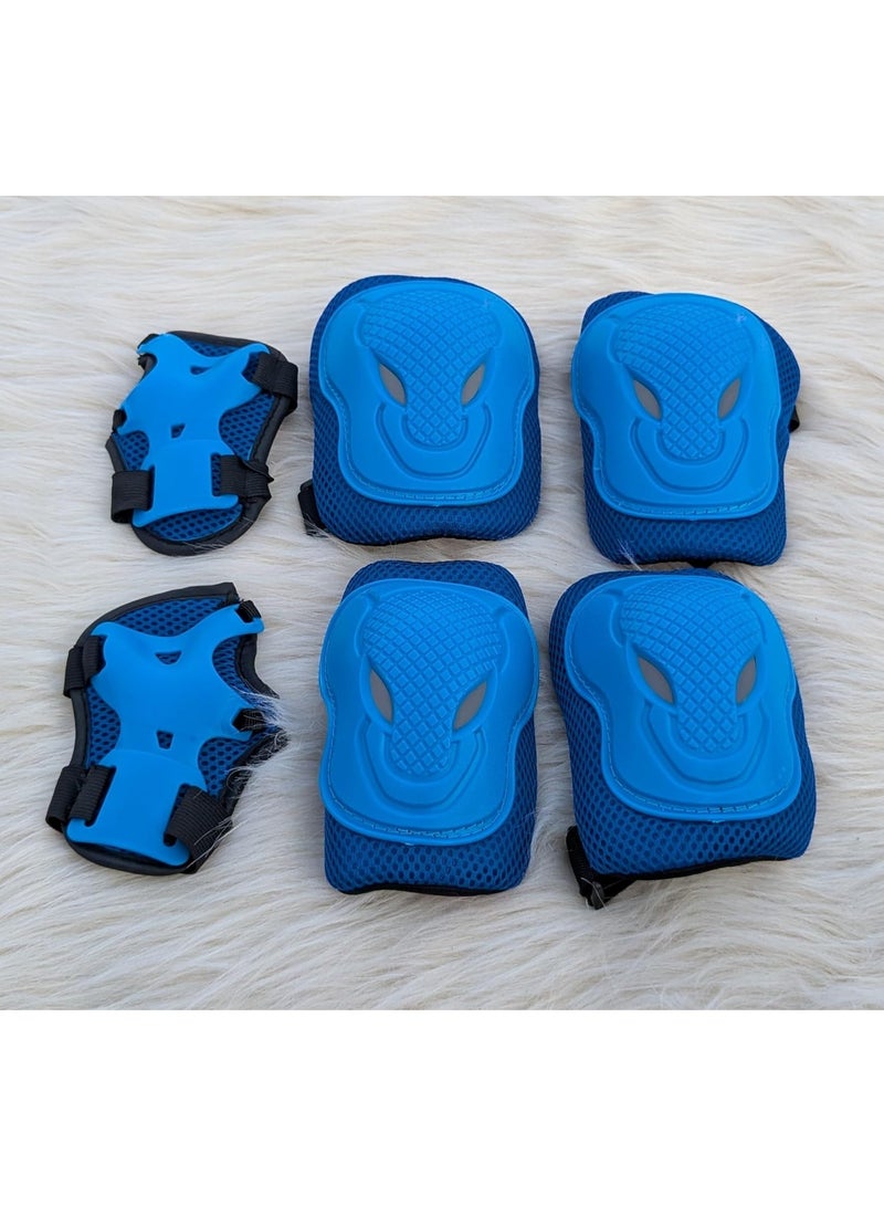 معدات حماية للأطفال – واقيات ركبة وكوع ومعصم | 6 قطع مبطنة عالية الجودة - Image 5