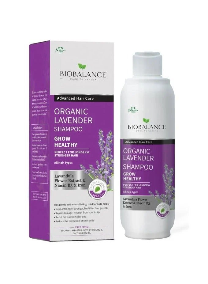 Bio Balance Lavender Shampoo for Longer and Stronger Hair - 330 ml