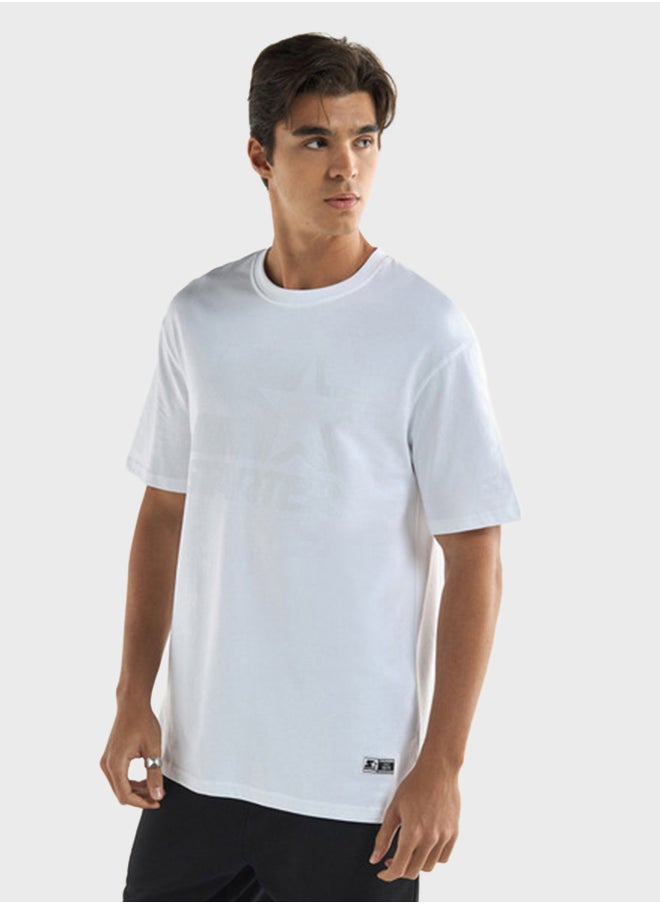 FAV Print Crew Neck T-Shirt  - Image 1